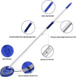 Wontolf 62'' Car Wash Brush Kit with Long Handle, Chenille Microfiber Car Wash Mop Mitt Scratch-Free Car Detailing Cleaning Brush Care Kit Car Cleaning Supplies for Cars RV Truck Boat - Image 6