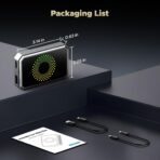 TOGUARDGO 3-in-1 Wireless Carplay Adapter Magic AI Box with Net-Flix YouTube TikTok Upgrade Wired Car Play to Wireless Support USB Drive for iPhone 10+ and Android 13+ - Image 9