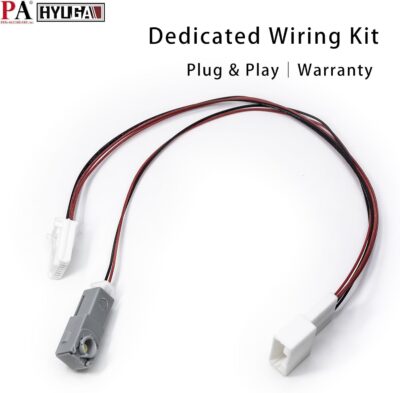 PA Ambient Light Central Console Box Light Footwell Light Glove Box Light Original Reserved Hole with Dedicated Wiring Harness Compatible with Toyota Cross Auris Subaru (RED) - Image 6