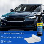 Sopami Car Coating Spray,Quick Effect Coating Agent,Quickly Coat Car Wax,Car Scratch Wax Polish Spray Waterless Wash,Oil Film Emulsion Glass Cleaner with towel (1 pcs) - Image 7