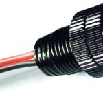 Oznium BRIGHTEST Light Bolt - Flush Mount 12V LED Light for Bumper, Grille, Cars Interior, Dash, Ambient Lighting, Motorcycle w/SLEEK Aluminum Housing & Screw Nut (11 mm Black, UV Ultra Violet LED)