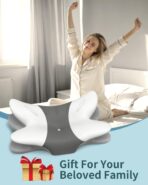 Cervical Neck Pillow for Pain Relief - Ergonomic Pillow Memory Foam Pillows for Sleeping, Cooling Orthopedic Neck Support Pillow, Contour Cervical Pillow Bed Pillow for Back Stomach Sleepers - Image 7