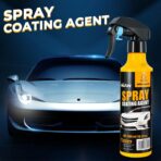 NUAN 300ml Car Coating Spray Kit, Nano Hydrophobic Ceramic Coating, Easy-to-Spray Auto Paint Protection, Includes Microfiber Cloth for Vehicle Shine & Protection - Image 8