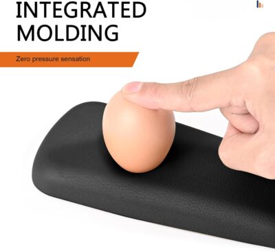 2 PCS Car Elbow Pad Arm Rest, Polyurethane Elastic Soft Arm Leg Support Pillow, Multi-functional One-piece Molded Car Interior Decoration, Universal for Most Vehicles (Black) - Image 3