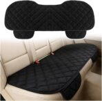 Plush Car Seat Covers with Side Pockets,Warm & Breathable Car Back Seat Cover for Cars Seats Protection,All-Season Anti-Slip Back Seats Cover for Cars Interior Accessories