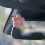 Crochet Flowers Dashboard Decorations, 6Pcs Cute Car Accessories for Women Interior Aesthetic, Handmade Knit Flowers Home Decor - Image 4