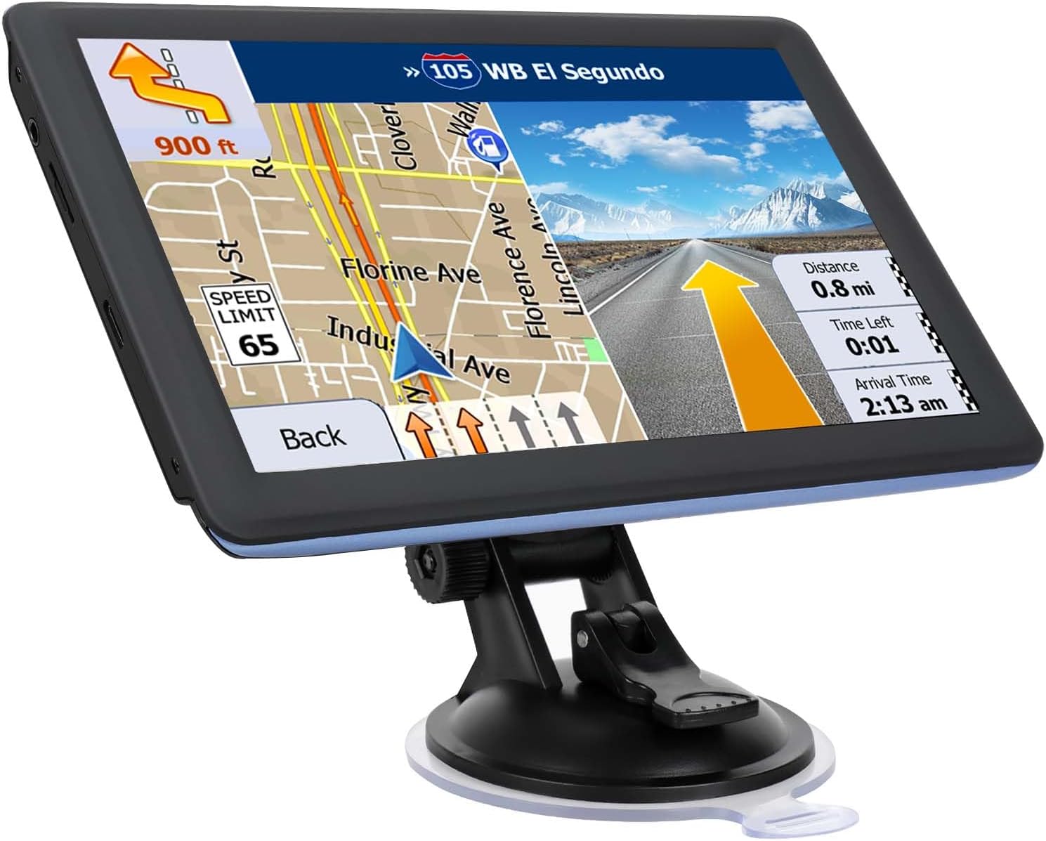 61LqFI2GknL._AC_SL1500_.jpg GPS Navigator for Car Truck RV, 7-Inch Car GPS with 2026 Maps Free Lifetime Updates, Voice Guidance, Speed Camera Alerts, Custom Truck Routing, Turn-by-Turn Voice Guidance (Blue) - Image 1