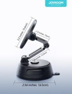 JOYROOM Car Mount for iPhone, [Tri-Fold] MagSafe iPhone Car Mount, [Suction Pro+Gel Base] 360° Rotation iPhone Car Holder, Strong Magnet for iPhone 17 Pro Max and Other Series[Not for Charging] - Image 9