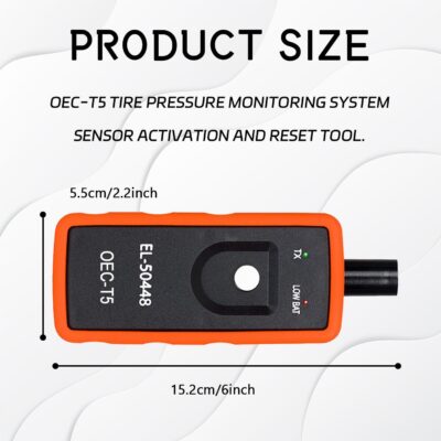 TPMS Relearn Tool TPMS Reset Programming Tool EL-50448 for GM Tire Sensor, Tire Pressure Monitoring System Relearn Tools, Tires Pressure Monitor Sensor Programming Training Activation Reset Tools - Image 2