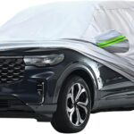 16-Layer Waterproof All-Weather SUV Car Cover Heavy Duty Full Exterior Protection Universally Fit fit Ford Explorer Toyota Highlander Kia Telluride Palisade Pilot Dodge Durango GMC Acadia etc
