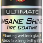 Meguiar's NXT Generation Insane Shine Tire Coating - Advanced High Gloss Tire Shine with Synthetic Polymers to Provide a Mirror-Like Shine and Prevent Browning and Premature Aging, 15 Oz Aerosol