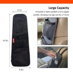 Luckybay Car Seat Side Organizer, Auto Seat Storage Hanging Bag, Phones, Drink, Stuff Holder with Mesh Pocket for Cars, SUV & Truck - Image 6