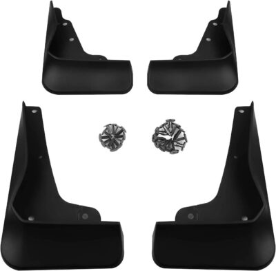 4Pcs Car Black Mud Flaps Mudguard Fender Cover Trim Replace for 2015-2024 2025 Charger SRT Hellcat & Daytona and 2019-2024 2025 Charger GT/RT/SCAT New Model - Image 7