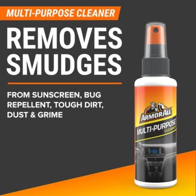 Armor All Car Wash and Car Interior Cleaner Kit, Includes Towel, Tire Foam, Glass Spray, Protectant Spray and Cleaning Spray, Multicolor, 5 Count (Pack of 1) - Image 5