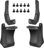 BDFHYK Mud Flaps Splash Guards Front & Rear Side Mud Guards PP and TPO Material Compatible with Honda Accord 2016-2017 9th gen with Easy to Clean Fender Flares 4 PCS