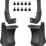 BDFHYK Mud Flaps Splash Guards Front & Rear Side Mud Guards PP and TPO Material Compatible with Honda Accord 2016-2017 9th gen with Easy to Clean Fender Flares 4 PCS