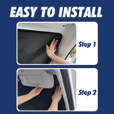 Army Dark Camo Foldable Windshield Sunshade – Premium 240T Car Sun Shade UV Protection & Heat Blocker with Easy Installation & Universal Fit,Camo Car Interior Accessories - Image 4