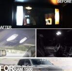 12pcs Super Bright 6000K LED Interior Lights Bulb for 2019 2020 2021 2022 Dodge RAM 1500 5th Gen LED Map Dome Footwell Cargo Light Bulbs White LED Interior Light Bulbs Package + Install Tool - Image 4
