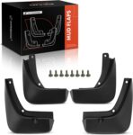 A-Premium Set of 4PCS Mud Flaps Splash Guards Mudguards Mudflaps Compatible with Genesis GV80 2021 2022 2023 2024 2025, SUV, Front & Rear Driver and Passenger Side