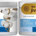 SMELLS BEGONE 15oz Gel Odor Eliminator - Absorb & Remove Tough Odors in Pet Areas, Bathrooms, Basements, Garage, Cars, RVs & Boats - Eliminate Odors Quickly (2-Pack, Fresh Cotton)