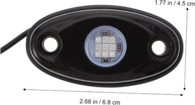 Zerodeko 9W LED Car Lighting Kit Universal Automotive Ambient Lighting Waterproof Under Car LED Lights 4-Piece Set for Trucks and Custom Vehicles - Image 2