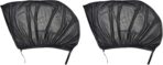 2PCS Car Windshield Sun Shade, High Elasticity Mesh Rear Side Window Sunshades, Stretchable UV Protection, Breathable Design for Heat Reduction, Easy Installation, Universal for SUV, Truck, RV - Image 7
