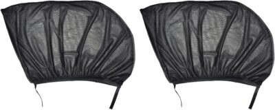 2PCS Car Windshield Sun Shade, High Elasticity Mesh Rear Side Window Sunshades, Stretchable UV Protection, Breathable Design for Heat Reduction, Easy Installation, Universal for SUV, Truck, RV - Image 7