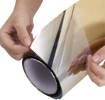 2Pack Car Window Film, Sun Visor Strip Tint Film, Auto Tint Film, Car Front Windshield Protect Shade Sticker, Windshield Solar Protection Film for Shading and Filtration (Gradient Golden) - Image 2