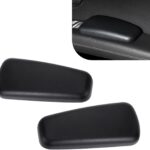 2 PCS Car Elbow Pad Arm Rest, Polyurethane Elastic Soft Arm Leg Support Pillow, Multi-functional One-piece Molded Car Interior Decoration, Universal for Most Vehicles (Black)