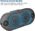 Besign BK06 Bluetooth 5.0 in Car Speakerphone with Visor Clip, Wireless Car Kit for Handsfree Talking, Motion Auto On, Siri Google Assistant Support, Dual 2W Speakers - Image 2