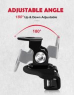 Led Hood Mounts, Universal Led Light Bar Mounting Brackets 304 Stainless Steel Hood Clamp Lights Mounts, Black - Image 5