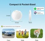 Mini GPS Tracker for Car Work with Apple Find My (iOS Only) Real Time Global Coverage Locator Tracking Devices for Vehicles Hidden Magnetic Case for Kids Dogs Cats Truck No Subscription No Monthly Fee - Image 3