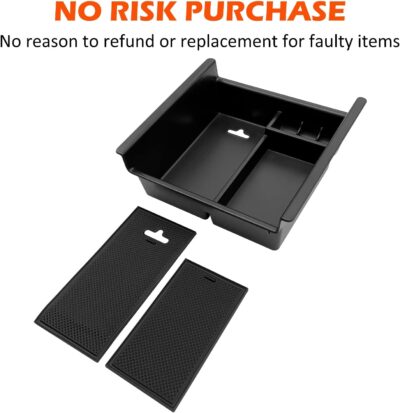 JOJOMARK Compatible with Toyota 4Runner Accessories Center Console Tray Organizer Armrest Box Storage Fit for 4Runner 2010-2019 2020 2021 2022 2023 2024 (Console Organizer) - Image 7