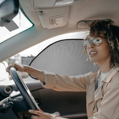 VaygWay Baby Window Sun Shade- Car Accessories Side Sun Visor- Kids Pets Seat 2 Pk- Sun Glare UV Rays Protection - Image 7