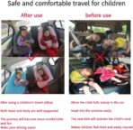 Travel Pillow Cushion for The Back Seat of Car Car Pillow for Kids A Sleeping Artifact Suitable for Long-Distance Travel of Adults and Children Travel Pillow for Kids Pink - Image 2
