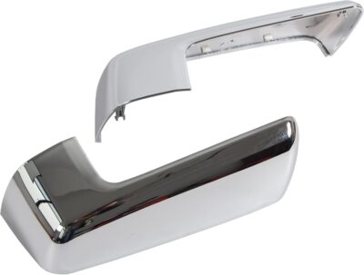 AUCERAMIC 2PCS Chrome Mirror Cap Cover Clip on Replacement for 2019-2025 Chevy Silverado 1500, GMC Sierra 1500 Replacement for Left Right Side Mirror Cover (Chrome) - Image 8