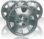 Set of 4 14" Push-on Silver Hubcaps for Toyota Echo 2000-2005 - Image 2
