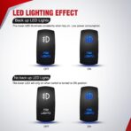 Nilight 16AWG Heavy Duty Wiring Harness Kit - 12V 5PIN Rocker Switch Relay Blade Fuse Socket Connector - Compatible with 9005 9006 9140 9145 HB3 H10 Fog Light Bulbs - Image 6