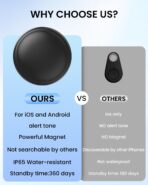 GPS Tracker Device for Car and Vehicles: Mini Hidden Magnetic no Subscription Trackers for Tracking Kids Elderly Vehicle pet - Real Time Location Track Devices no Monthly Fee for Android and iPhone - Image 3