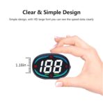 GPS Speedometer,Speedometer for Car,Heads Up Display for Cars H2,Universal HUD Speedometer with USB Connection,Plug and Play,Displays MPH,Compass,Over Speed Alert,for All Vehicles - Image 6