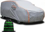 Mini Van Car Cover Waterproof All Weather for Automobiles, Outdoor Full Van Cover with Zipper, Universal Fit for Pacifica, Grand Caravan, Honda Odyssey, Sienna, Fit Mpv 191" to 206"