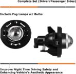 iJDMTOY OEM-Spec Projector Lens Fog Light Assemblies Kit, Compatible with Chrysler 200 300; Compatible with Dodge Challenger Dart Durango; Compatible with Jeep Grand Cherokee - Image 2