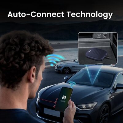 CarlinKit CarPlay Box Streaming Device for Car – YouTube, TikTok, Netflix CarPlay Adapter | Convert Wired to Wireless CarPlay & Android Auto | Android 13.0, 8-Core, 8GB+128GB, SM6225, Blue - Image 5