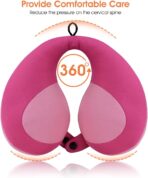 INFANZIA Kids Chin Supporting Travel Neck Pillow, Helps Support Head and Neck, Comfortably Designed for Head, Neck, and Chin Support - Gifts for Toddler/Child/Kids, Pink - Image 8