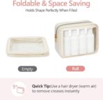 PACKISM Clear Makeup Bag - TSA Approved Toiletry Bag for Carry-on & Checked Luggage, Water Resistant Car Storage Organizer with Reinforced Seams - Image 5
