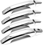 Sizver Chrome Door Handle Covers for 2014-2018 Chevy Silverado 1500