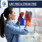 GLIMGLINT Grey Microfiber Cleaning Cloth,12PK Reusable Cleaning Rags, Highly Absorbent Shop Rags Bulk, All-Purpose Car Cleaning Towels for TV Screen, Kitchen, Bathroom, Restaurant Garage, 14"X12" - Image 5