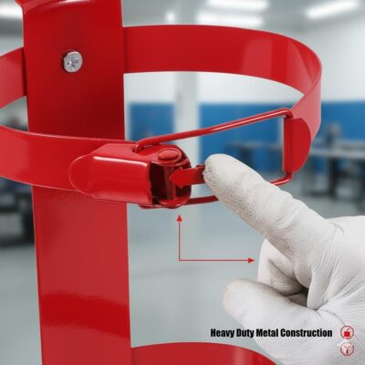 TEHAUX 2-Pack Heavy Duty Fire Extinguisher Mount Bracket for Home, Car, RV, Truck, & Off-Road Vehicles - Secure Wall/Vehicle Holder - Image 5