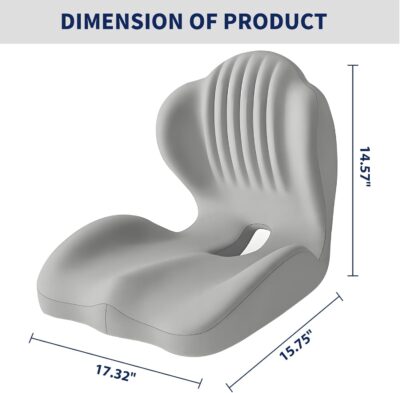 Lotarrotta Ergonomic Car Seat Cushion with Lumbar Support for Truck Driver, Multi - Purpose Orthopedic Seat Pillow for Office Chair, Car, Dining Chair as Gift, Sciatica Relief for Back, Hip, Leg Pain - Image 9
