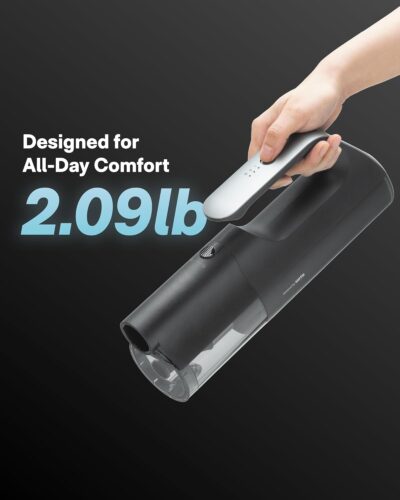 HOTO BlowVac™ Handheld Vacuum Cordless, Car Vacuum Cleaner with 23000Pa High Power, 3 Suction Modes, Electric Compressed Air Duster Blower for Car Interior, Desk, Boat, Home, Outdoor - Image 9